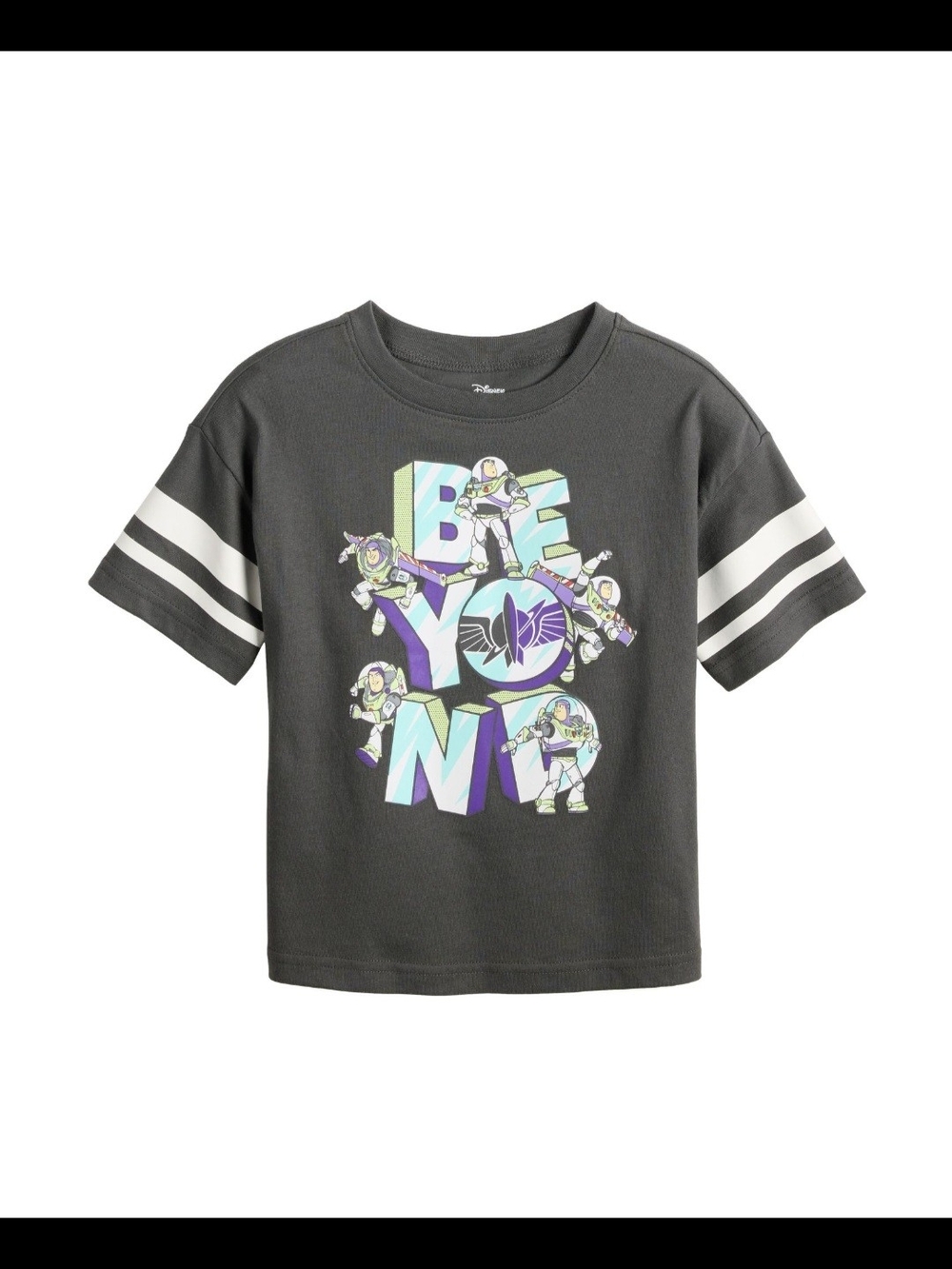 🌻 NWT Disney Toy Story Buzz Lightyear Varsity Tee Size 12M